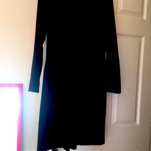 Long black light jacket